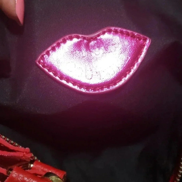 𝅺KISS me couture Red leather bag - Picture 3 of 3